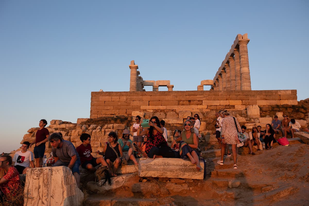 Temple of Poseidon in Cape Sounion Sunset Tour from Athens