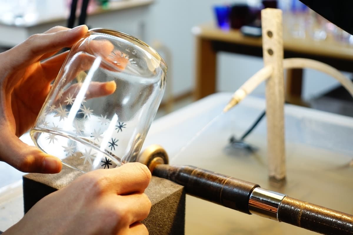 Edo Kiriko Glass Carving Experience