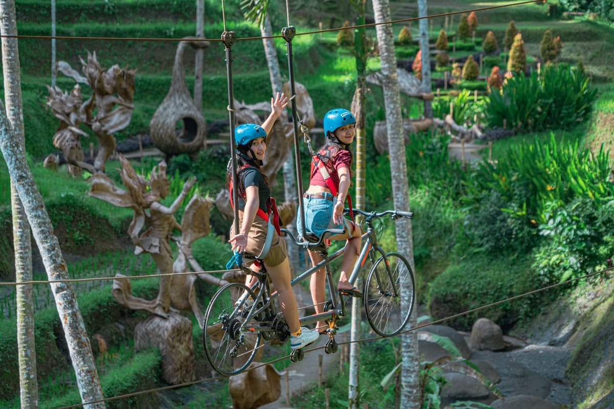 Alas Harum Bali: Swing, Skybike, and Zipline