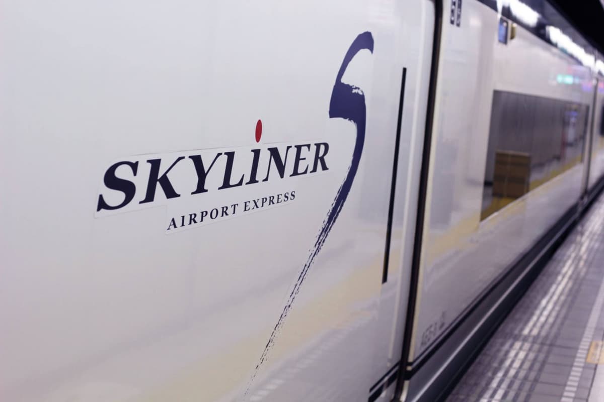 Tokyo Keisei Skyliner High-Speed Train between Narita Aiport and Central Tokyo
