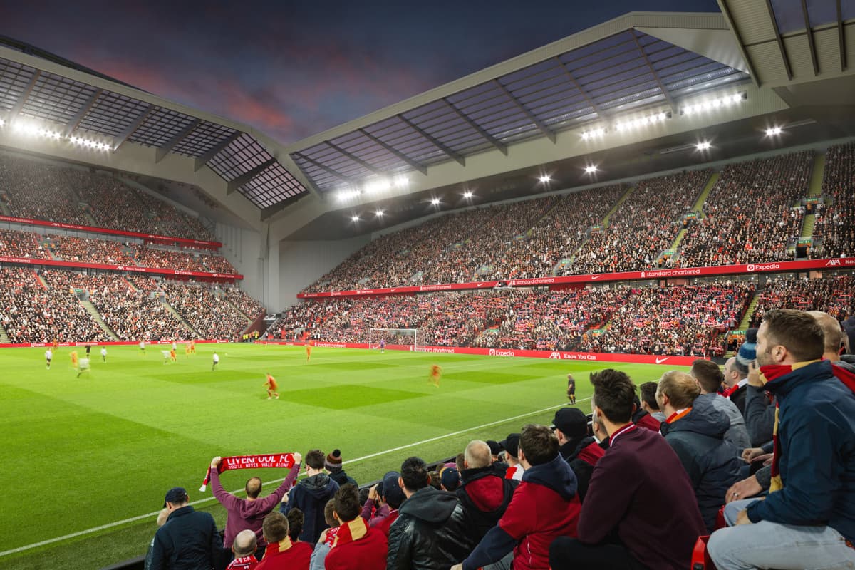 Liverpool FC Premier League Football Match Ticket at Anfield Stadium