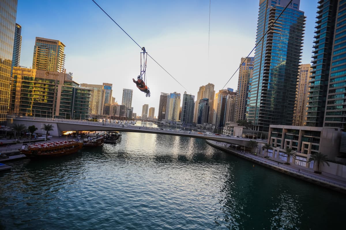 XLine Dubai Marina Zipline