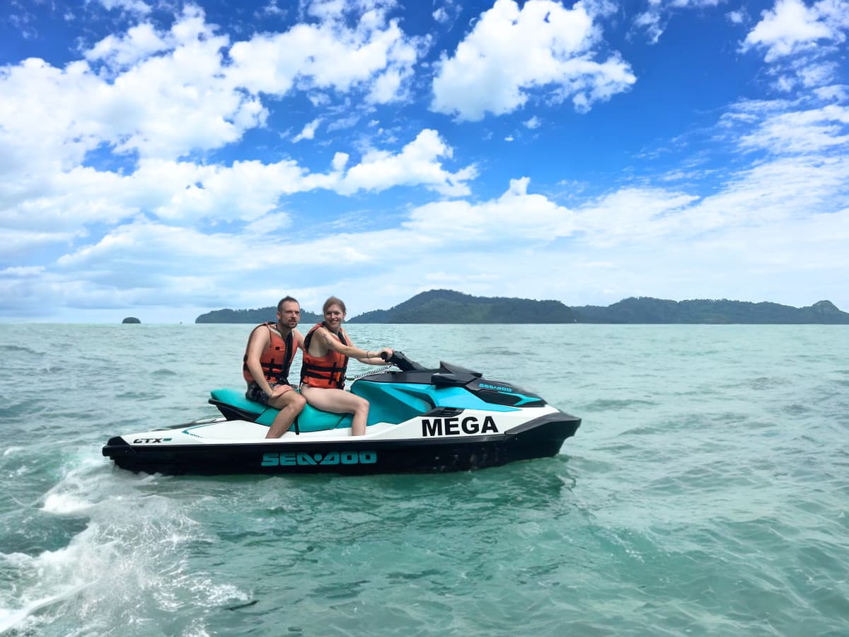 Langkawi Island Hopping Tour by Jet Ski with Mega Water Sports