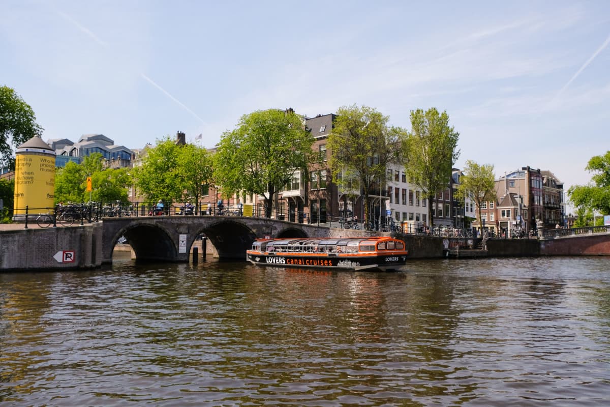 Amsterdam Semi-Open Boat Canal Cruise Ticket