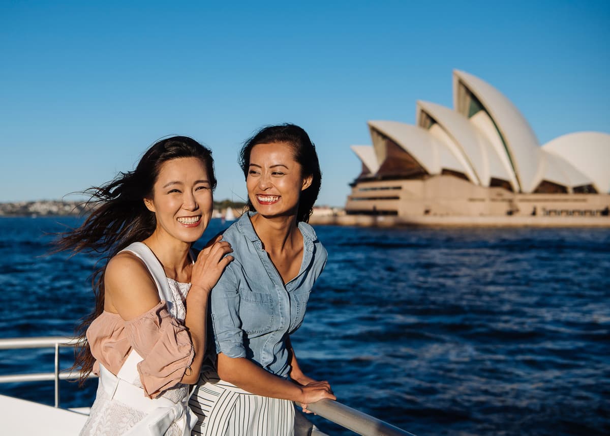Sydney Harbour Whale Watching Cruise aboard Captain Cook Cruises