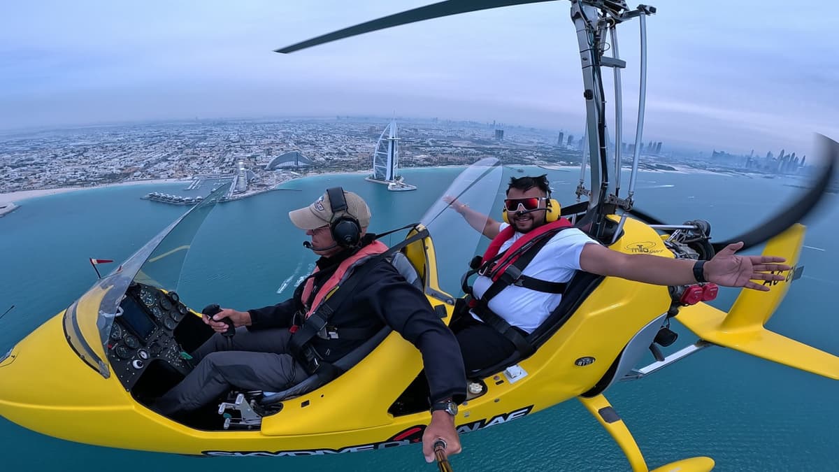 Gyrocopter Dubai Flight Experience