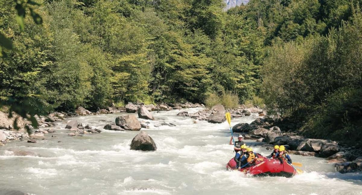 River Rafting in Lutschine